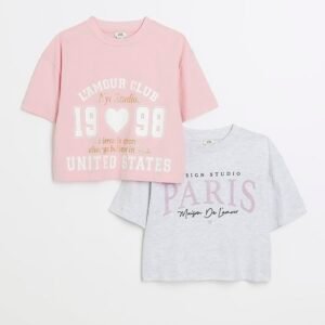 Kids Printed Crop Top